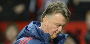 Louis van Gaal verlor mit Manchester United zuletzt 0:1 gegen Southampton Louis van Gaal