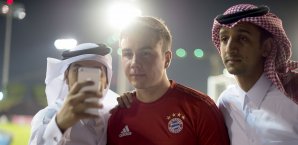 Derzeit ist Mario Götze mit dem FCB in Katar zum Trainingslager Mario Götze