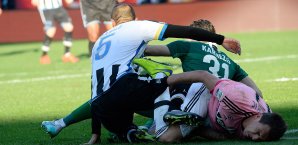 Mario Mandzukic erlitt im Pokal eine Oberschenkelverletzung Mario Mandzukic