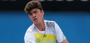 Maximilian Marterer war es erst das dritte Spiel im Hauptfeld eines ATP-Turniers Maximilian Marterer