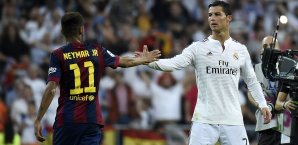 Neymar und Ronaldo waren zusammen mit Messi Weltfußballer-Kandidaten Neymar