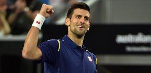 Novak Djokovic ist weiterhin klar auf Kurs Titelverteidigung Novak Djokovic