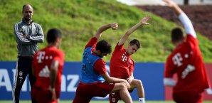 Pep Guardiola hat einige Kritikpunkte bei manchen Spielern vom FC Bayern gefunden Pep Guardiola