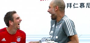 Philipp Lahm, Pep Guardiola