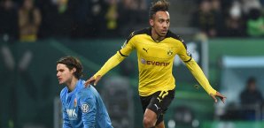 Pierre-Emerick Aubameyang spielte eine bärenstarke Hinserie Pierre-Emerick Aubameyang
