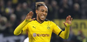 Pierre-Emerick Aubameyang war in der Hinrunde nicht zu stoppen Pierre-Emerick Aubameyang