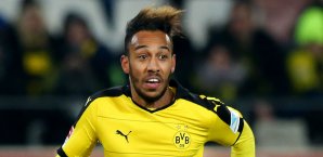 Pierre-Emerick Aubameyang führt mit 18 Treffern die Torschützenliste an Pierre-Emerick Aubameyang