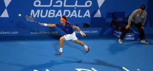 Rafael Nadal hat beim Einladungsturnier in Abu Dhabi das Finale erreicht Rafael Nadal