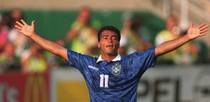 Romario war einer der besten Stürmer der Neunziger Jahre Romario