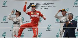 Sebastian Vettel gewann in seiner ersten Saison bei Ferrari drei Rennen Sebastian Vettel