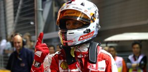 Sebastian Vettel hat einen Mini-Sieg in der Saison-Vorbereitung gefeiert Sebastian Vettel