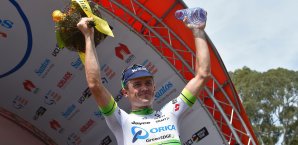 Simon Gerrans setzte sich nach 135 km durch Simon Gerrans