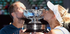 Das Doppel sicherte sich mit Sieg über 100.000 Euro Prämie Tennis