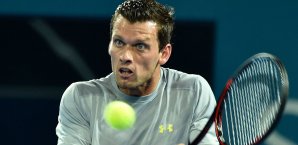 Tobias Kamke musste sich Roger Federer geschlagen geben Tobias Kamke