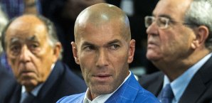 Zinedine Zidane soll Real Madrid wieder an die Spitze der Primera Division führen Zinedine Zidane