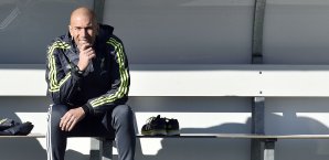 Zinedine Zidane zeigte sich demütig vor seiner neuen Rolle Zinedine Zidane