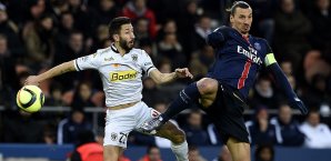 Zlatan Ibrahimovic brachte Paris in Führung Zlatan Ibrahimovic