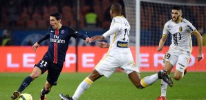 Auch Angel Di Maria konnte kein Tor gegen OSC Lille erzielen Angel Di Maria