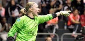 Katja Schroffenegger (im Trikot von Jena) wird Bayer Leverkusen wieder verlassen Katja Schroffenegger