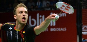 Marc Zwiebler und das deutsche Team sind bei der Team-EM ins Halbfinale eingezogen Marc Zwiebler