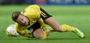 Marco Reus hat das schwere Foul aus dem Hinspiel gut verkraftet Marco Reus