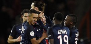 Das PSG-Starensemble hat einen neuen Rekord gefeiert Paris Saint-Germain