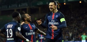 Zlatan Ibrahimovic war mal wieder entscheidender Mann bei PSG Zlatan Ibrahimovic