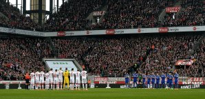 Die Teams erwiesen Hannes Löhr die letzte Ehre 1. FC Köln