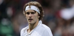 Alexander Zverev musste sich Lukas Rosol im entscheidenden Match geschlagen geben Alexander Zverev