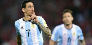 Angel Di Maria erzielte den zwischenzeitlichen Ausgleich für die Albiceleste Angel Di Maria