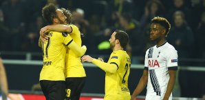 Aubameyang sorgte für den BVB für das 1:0 Aubameyang