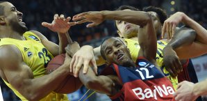 Bayern Münchens Alex Renfroe hatte gegen Alba Berlin wenig Spaß Bayern München, Alex Renfroe, Alba Berlin