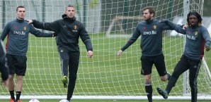 Die belgische Nationalmannschaft musste bereits eine Trainingseinheit in Brüssel absagen Belgien