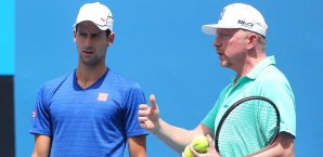 Novak Djokovic und Boris Becker könnten sich trennen Boris Becker