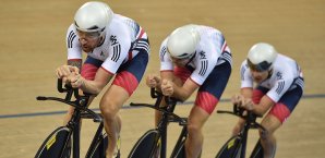 Bradley Wiggins (l.) will mit aller macht zum Olympia-Gold Bradley Wiggins