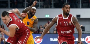 Die Brose Baskets Bamberg schlugen Moskau mit 84:79 Brose Baskets Bamberg