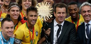 Carlos Dunga und Neymar beim Super Classico Carlos Dunga