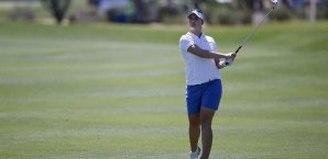 Caroline Masson beim Abschlag in Arizona Caroline Masson