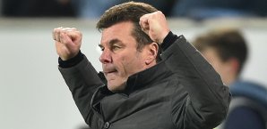 Dieter Hecking hat den VfL zum ersten Mal ins Viertelfinale geführt Dieter Hecking