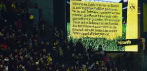 Die Reaktion der Fans auf den tragischen Todesfall beeindruckte alle Beteiligten Dortmund