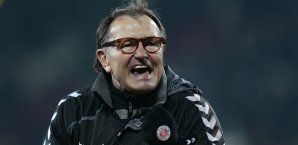 Ewald Lienen war beim 0:2 in Heidenheim nicht zufireden Ewald Lienen