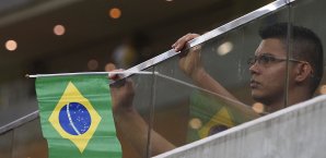 Die Fans wurden vom Auftakt der Selecao ins Olympiajahr enttäuscht Fans Brasilien