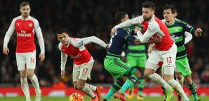 Der FC Arsenal verspielte vor heimischen Publikum die frühe Führung gegen Swansea City FC Arsenal