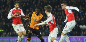 Beim FC Arsenal verletzten sich im Spiel gegen Hull City drei Spieler FC Arsenal
