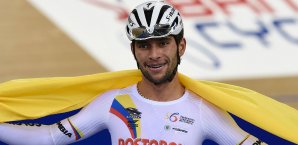 Fernando Gaviria gewann das Etappenrennen von Tirreno-Adriatico vor Caleb Ewan und Elia Viviani Fernando Gaviria