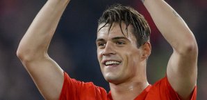 Granit Xhaka könnte bald die Kapitänsbinde der Schweiz tragen Granit Xhaka