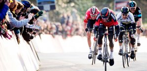 Greg Van Avermaet setzte sich im Zielsprint durch Greg Van Avermaet