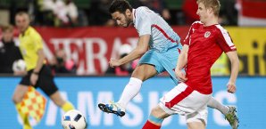 Trotz eines Treffers von Hakan Calhanoglu ging die Türkei als Verliere vom Platz Hakan Calhanoglu