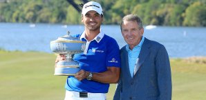 Glücklicher Gewinner: Jason Day (l.) Jason Day