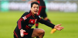 Javier Hernandez kam im Sommer von Manchester United zur Werkself Javier Hernandez